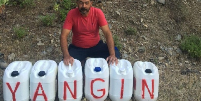 Yangınlara ilk müdahale için ‘bidonlu’ önlem