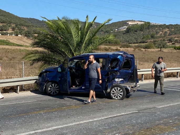 Zincirleme kaza maddi hasarla  atlatıldı 