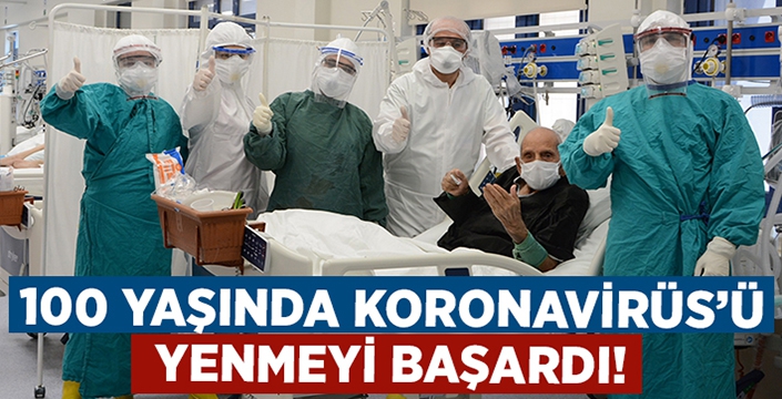 100 yaşında Koronavirüs’ü yenmeyi başardı!