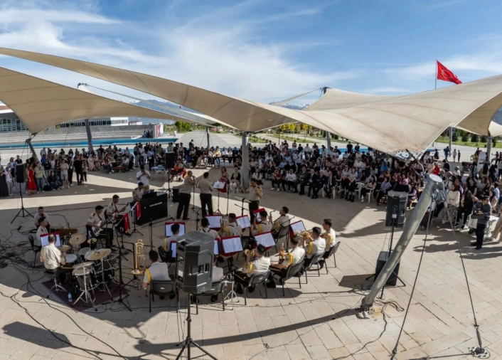 3. Ordu Komutanlığı Bando Takımı EBYÜde sahne aldı
