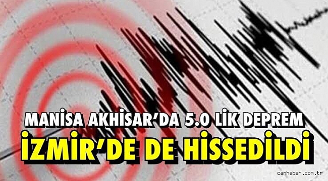 5 şiddetinde deprem! İzmir’de hissedildi!