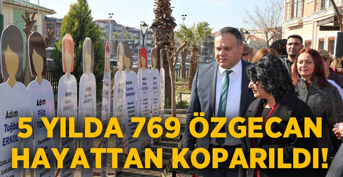 5 yılda bin 769 Özgecan hayattan koparıldı