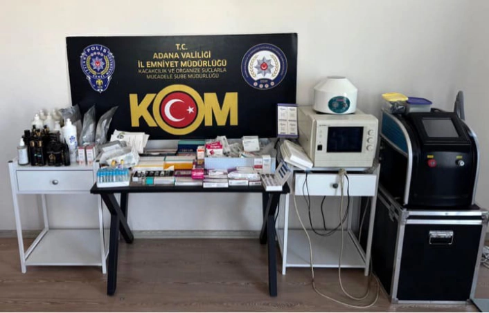 Adanada kaçak klinik operasyonu
