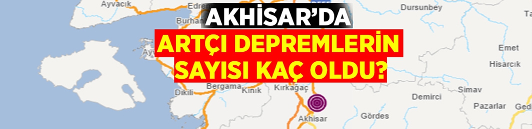 Akhisar’da deprem etkisi sürüyor!