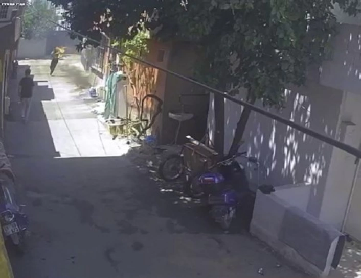 Amca yeğenini yakmıştı: O anların görüntüsü ortaya çıktı
