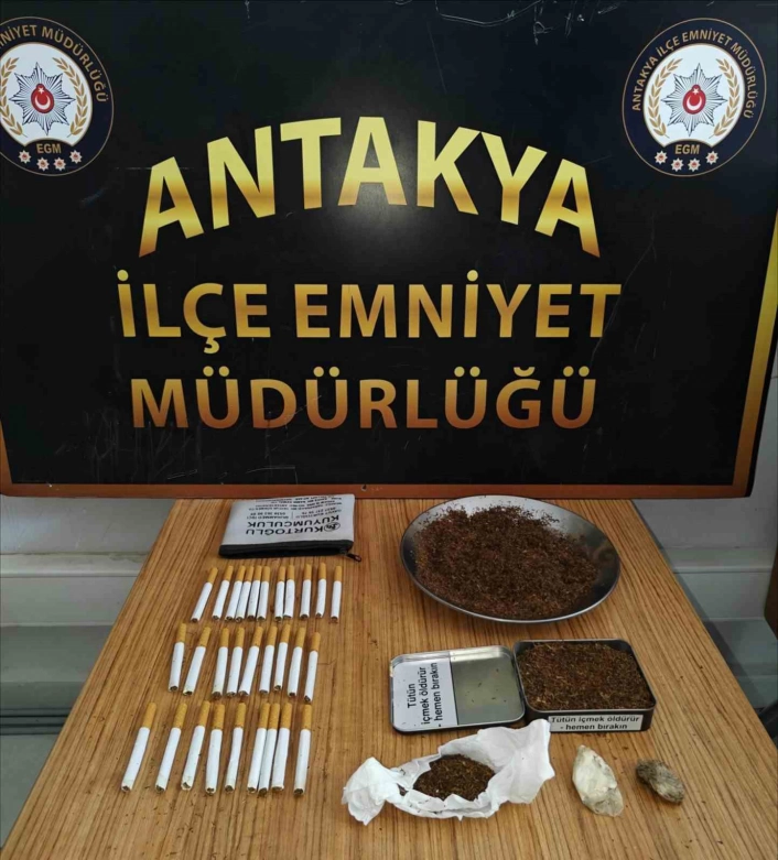 Antakyada konteyner kentte durdurulan şahsın üzerinden uyuşturucu çıktı
