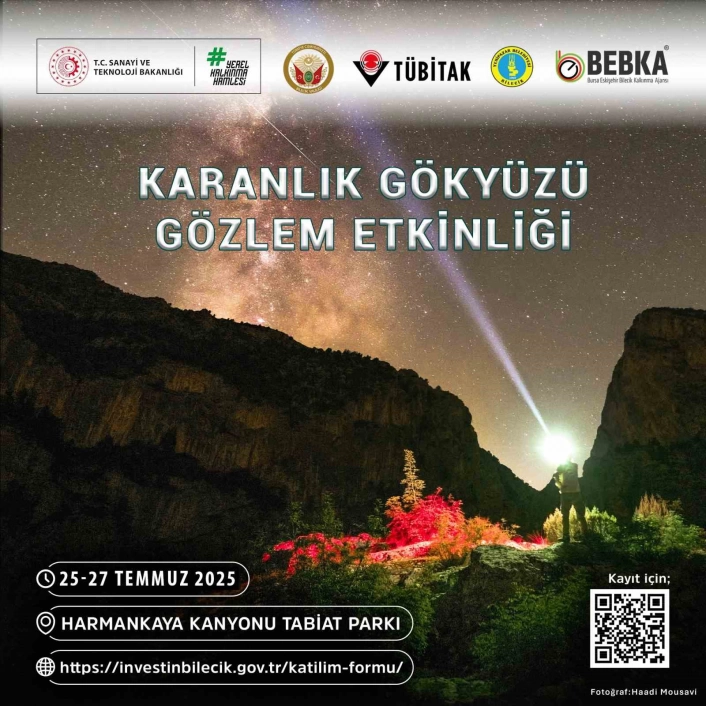 Astronomi gözlemleri için Harmankayada buluşacaklar
