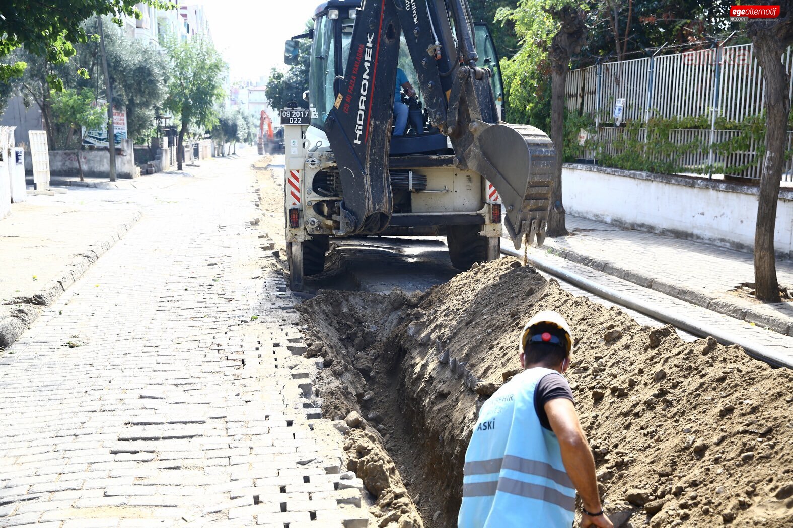 Aydın'da alt yapı çalışmaları sürüyor! 