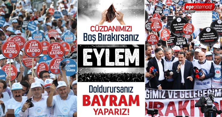 Bakan Işıkhan'ın zam teklifine tepki... 81 ile çağrı.. Memurlar sokağa indi
