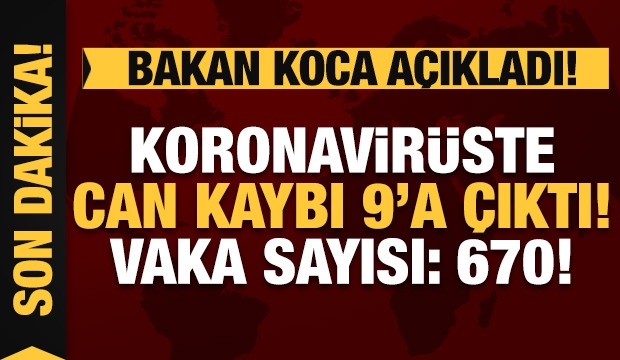  Bakan Koca yeni vaka sayısını açıkladı! Artış var...