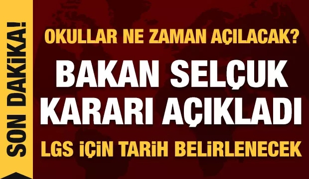 Bakan Selçuk açıkladı! Uzaktan eğitim o tarihe kadar sürecek!