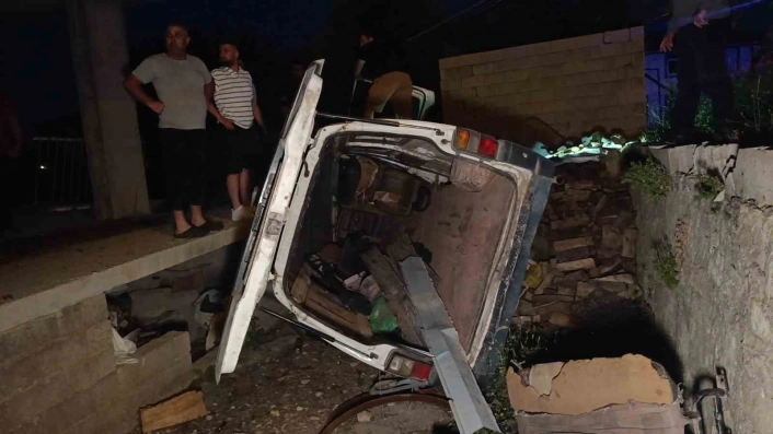 Balık avlayacağım deyip patronundan aldığı araçla evin avlusuna uçtu
