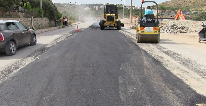  Başkan Aras: Bodrum yolları, sezona kadar hazır olacak