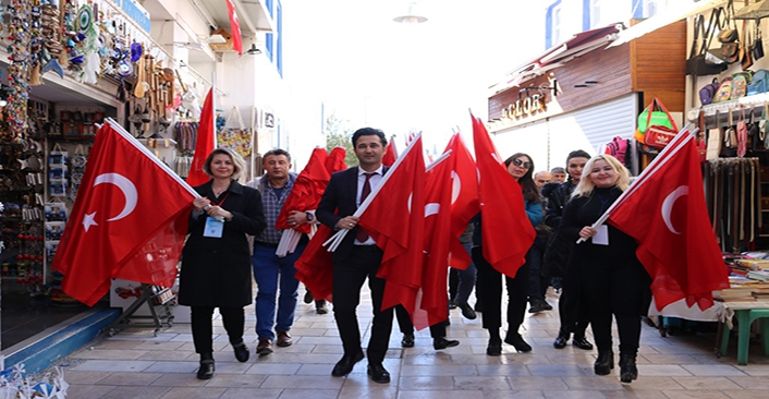 Başkan Aras'tan Bodrum Halkına 'Bayrak' Çağrısı