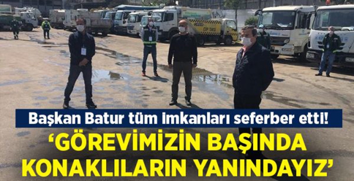 Başkan Batur: “Görevimizin başında, Konaklıların yanındayız”