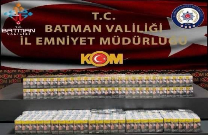 Batmanda kaçak sigara operasyonu: 1 gözaltı
