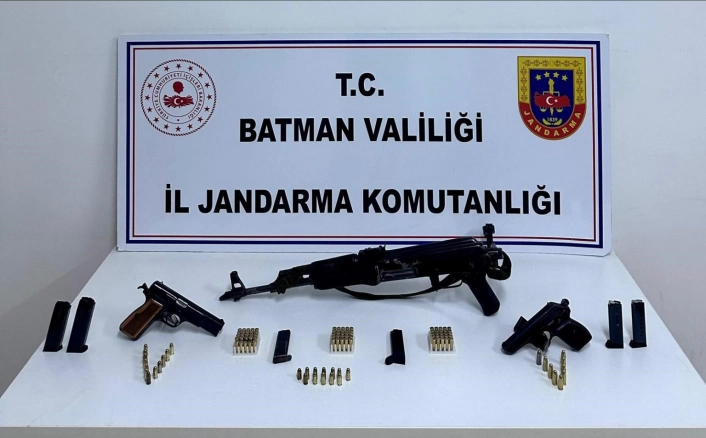 Batmanda uzun namlulu kaçak silah ile yakalanan şahıs tutuklandı
