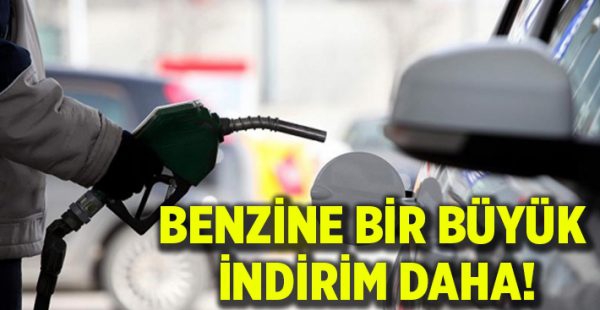 Benzine bir büyük indirim daha!