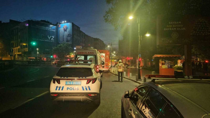 Beşiktaşta restoranda korkutan yangın
