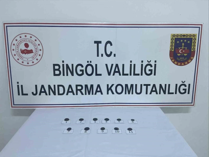 Bingölde jandarmanın dikkati tarihi eser kaçakçılığını önledi
