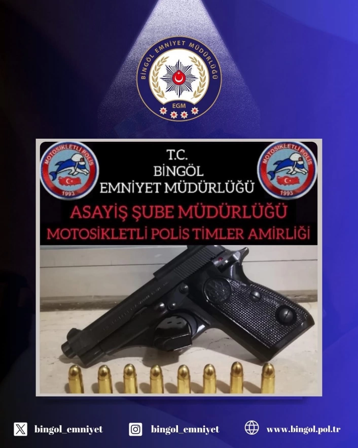 Bingölde ruhsatsız silah operasyonu
