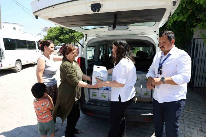 Bodrum Belediyesi Halk Süt Projesini sürdürüyor
