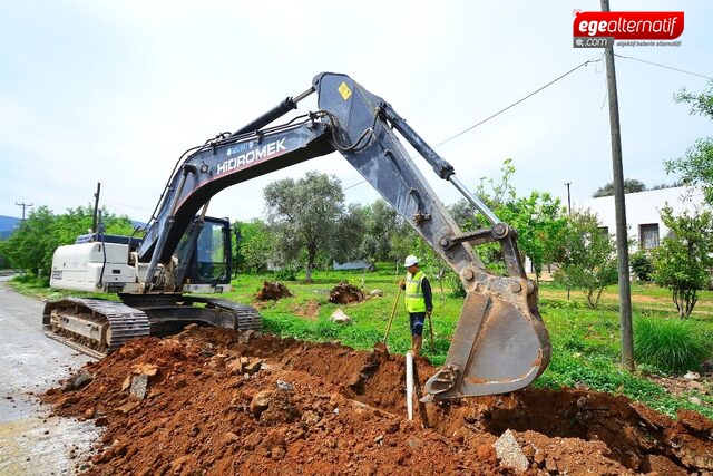 Bodrum’da 50 haneye kesintisiz içme suyu