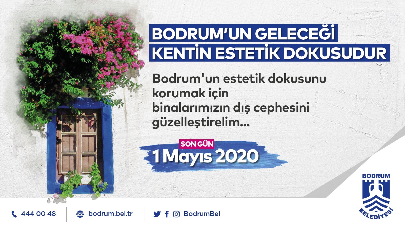 BODRUM’DA BİNALARIN DIŞ CEPHELERİ GÜZELLEŞECEK