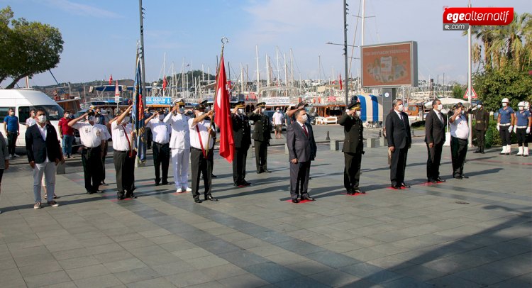 Bodrum'da Gaziler Günü Törenle Kutlandı