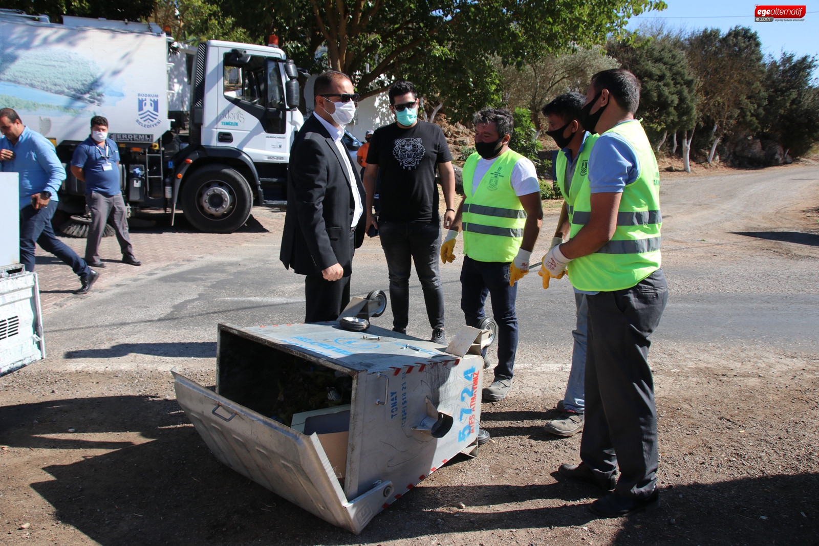 Bodrum'da topyekün temizlik çalışmaları devam ediyor