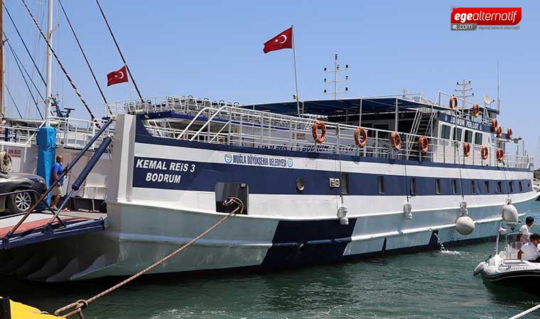 Bodrum - Datça feribot seferlerine yoğun ilgi
