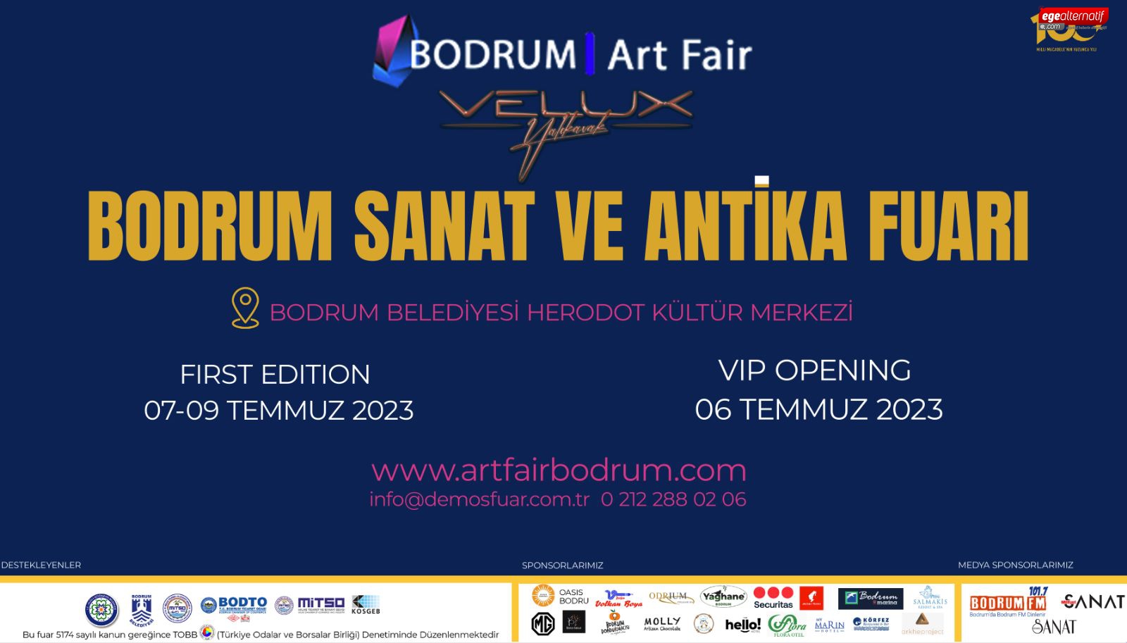   ‘Bodrum Sanat ve Antika Fuarı’  kapılarını açıyor