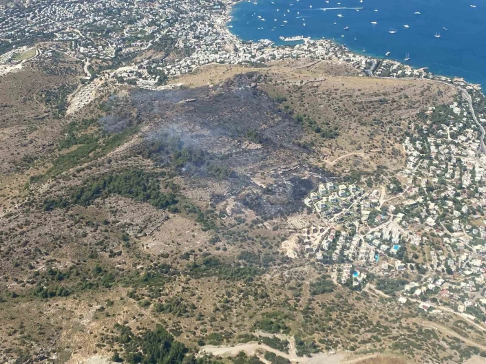 Bodrum Türkbükü yangını kontrol altına alındı
