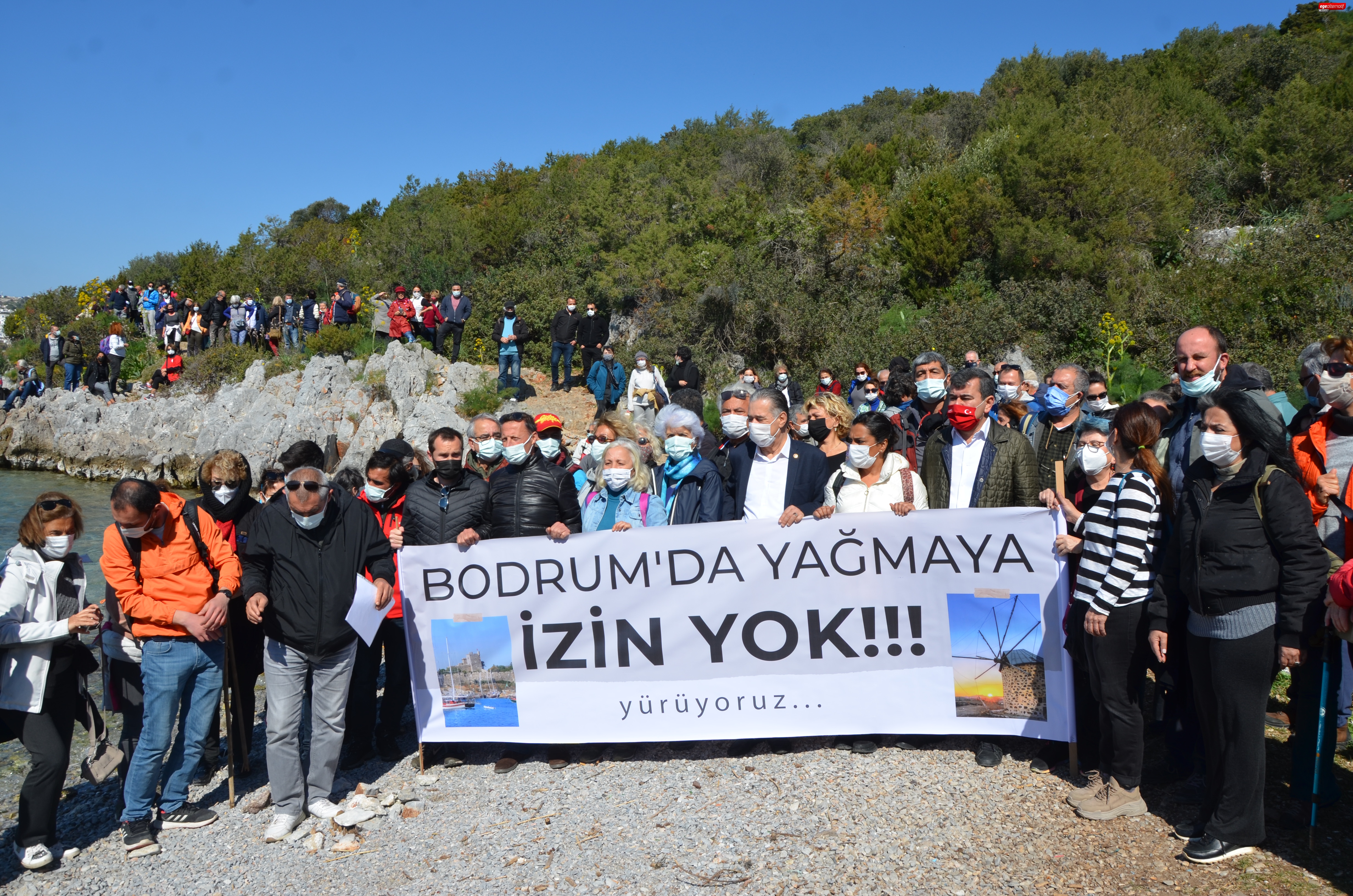 Bodrumlular ranta karşı yürüdü!