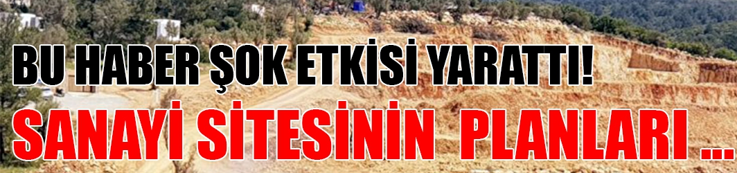 BU HABER ŞOK ETKİSİ YARATTI! SANAYİ SİTESİNİN  PLANLARI ...