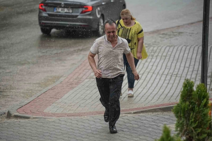 Bursada hava bir anda değişti
