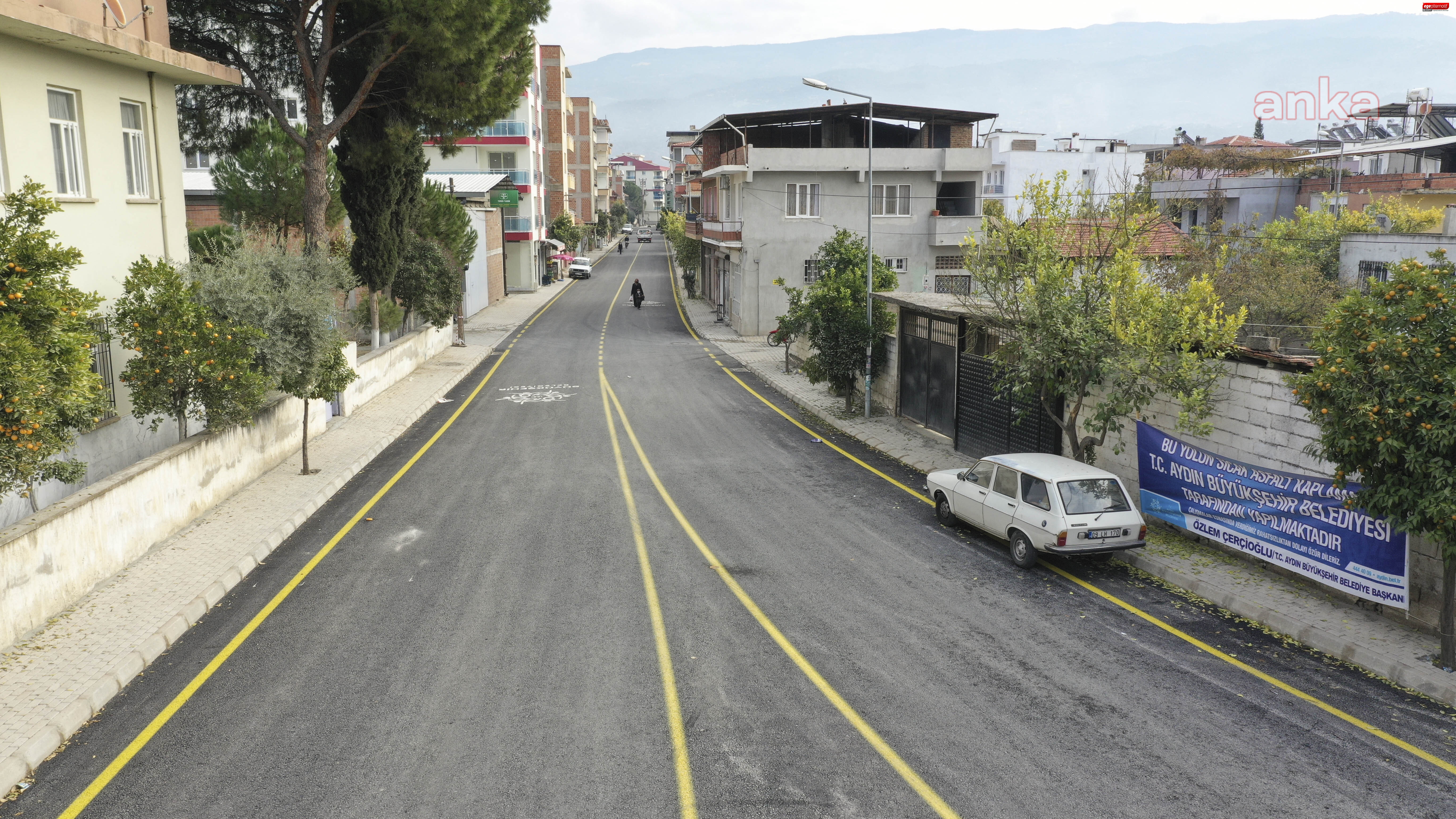 Büyükşehir çalışıyor, Aydın'ın yolları yenileniyor