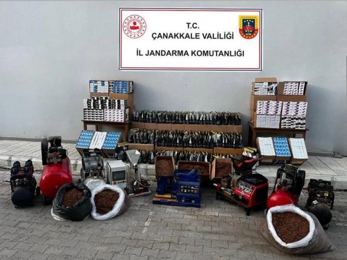 Çanakkalede Jandarmadan kaçak tütüne geçit yok
