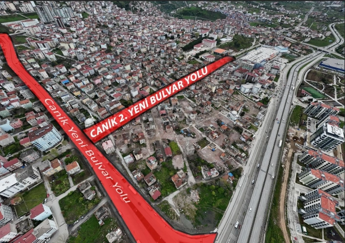 Canike 2. Yeni Bulvar Yolu geliyor
