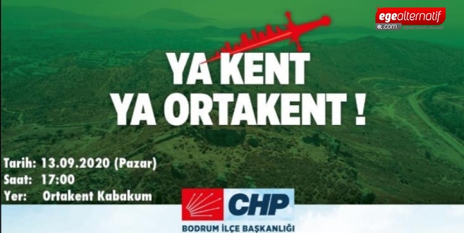 CHP'den arazi eylemi!