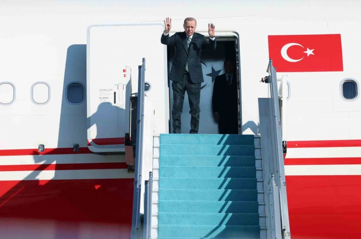 Cumhurbaşkanı Erdoğan Azerbaycana gitti
