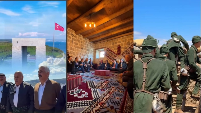 Dengbêjlerden Çanakkale Şehitliğinde duygulu ağıt
