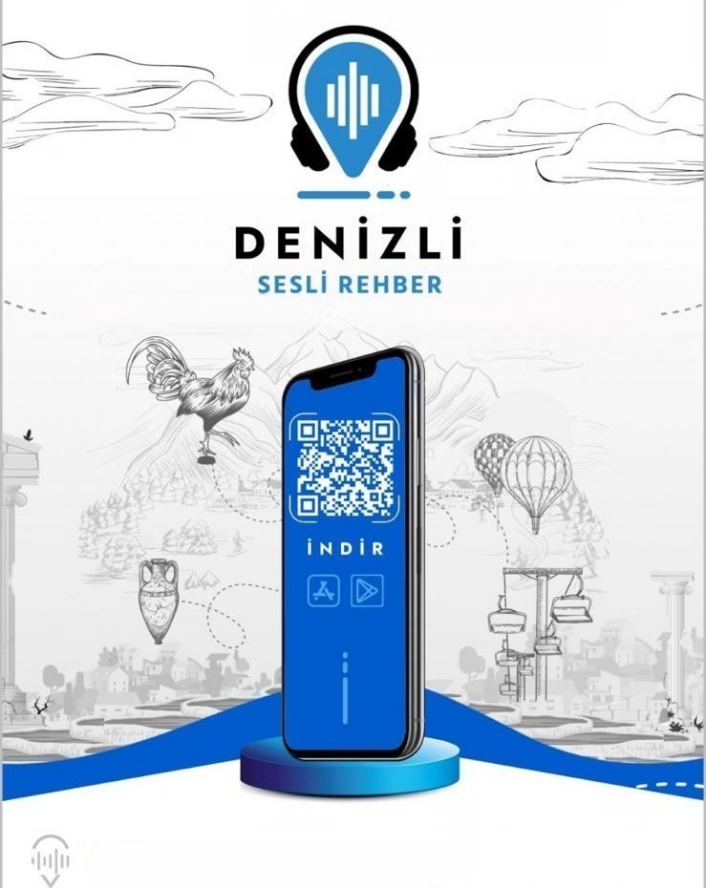 Denizlinin sesli rehber uygulaması kullanıma açıldı