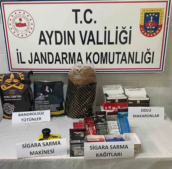 Didim'de Sigara Kaçakçılığı Operasyonu