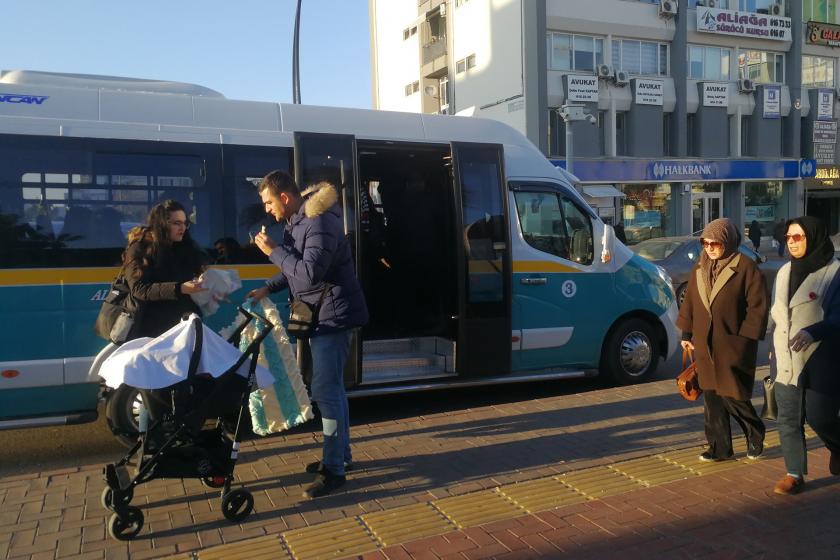 Dolmuşlardan şikayet eden Aliağalılar: Belediye otobüsü istiyoruz