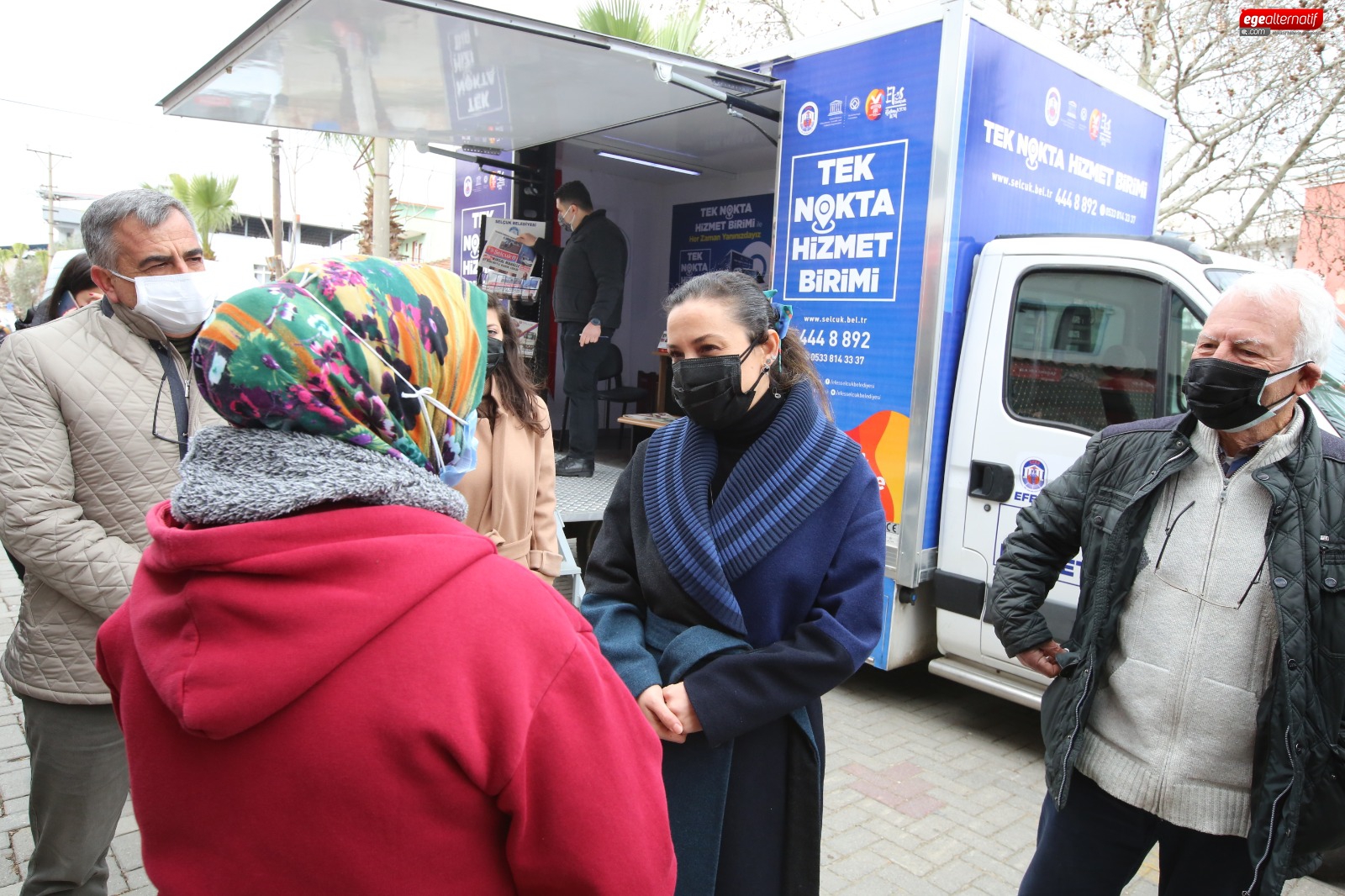 Efes Selçuk Belediyesi tek nokta hizmet aracı yola çıktı!