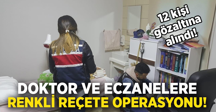 Ege'de doktor ve eczanelere renkli reçete operasyonu