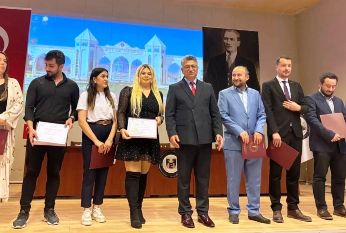 Emet MYOda görevli akademik personele teşekkür belgesi
