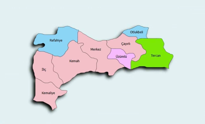 Erzincanda 2 vali yardımcısı, 4 kaymakam değişti
