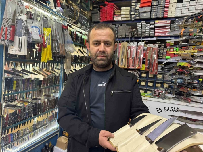 Eskişehirde Kurban Bayramı öncesi bıçakçılarda hazırlık başladı
